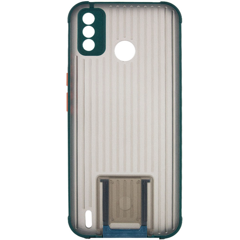 

TPU+PC чохол Bracket для TECNO Spark 6 Go (Зелений)