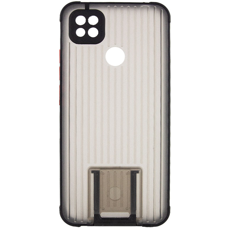 

TPU+PC чехол Bracket для Xiaomi Redmi 9C Черный (200201)