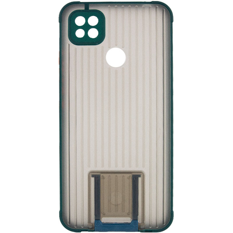 

TPU+PC чехол Bracket для Xiaomi Redmi 9C Зеленый (200200)
