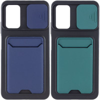 TPU+PC чехол Card Holder для Xiaomi Redmi Note 9 4G / Redmi 9 Power / Redmi 9T