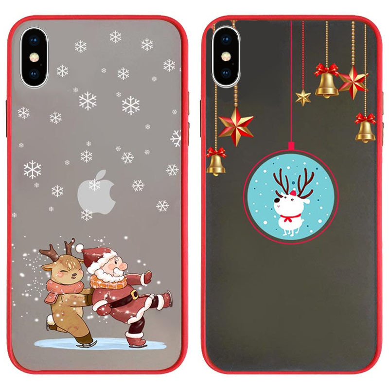

TPU+PC чехол Christmas time для Apple iPhone X / XS (5.8") (203082)