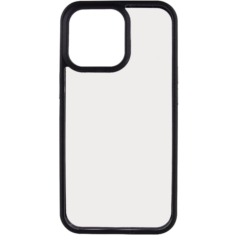

TPU+PC чохол Chrome Buttons для Apple iPhone 13 (6.1") (Чорний)