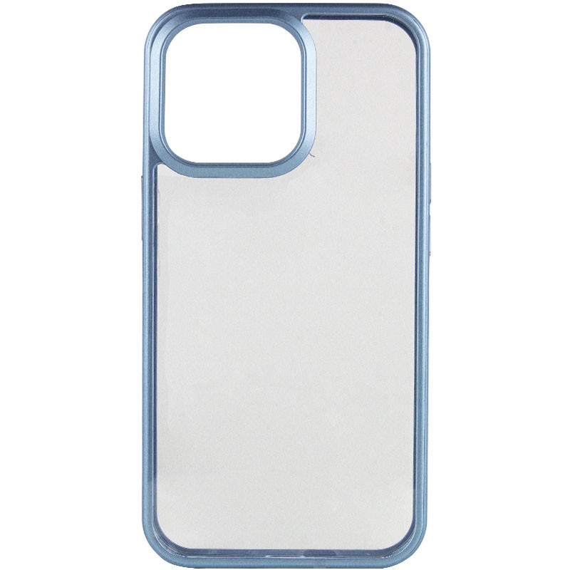 

TPU+PC чехол Chrome Buttons для Apple iPhone 13 Pro (6.1") Голубой (204651)