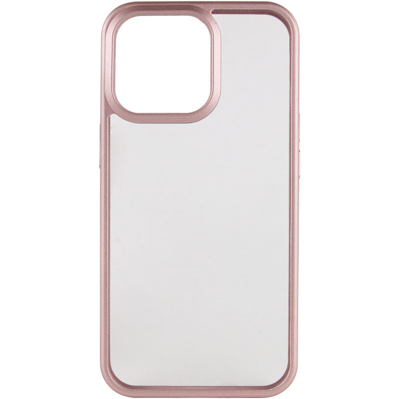 

TPU+PC чехол Chrome Buttons для Apple iPhone 13 Pro (6.1") Розовый (204652)