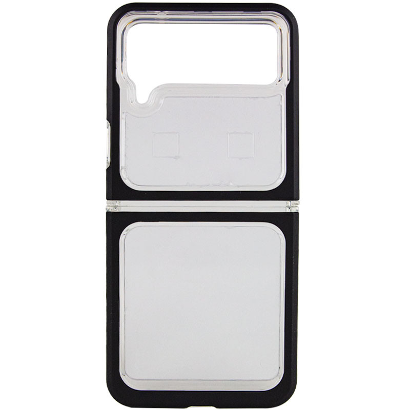 

TPU+PC чехол Clear 360 для Samsung Galaxy Z Flip3 Черный (204749)