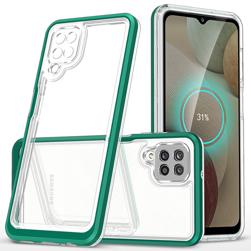 

TPU+PC чохол Clear 360 для Samsung Galaxy A22 4G (Зелений)