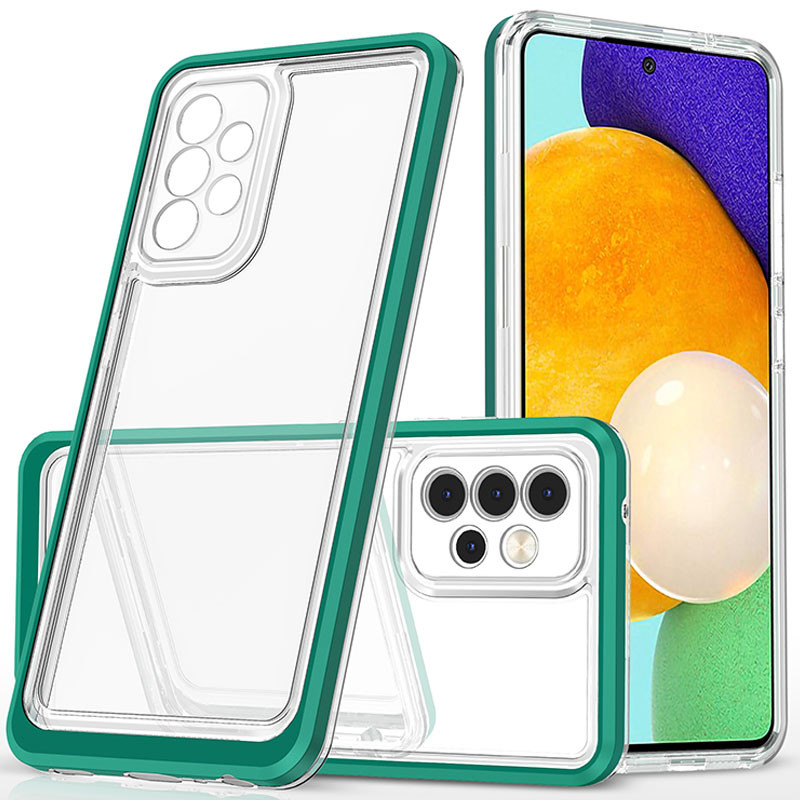 

TPU+PC чохол Clear 360 для Samsung Galaxy A52 (Зелений)