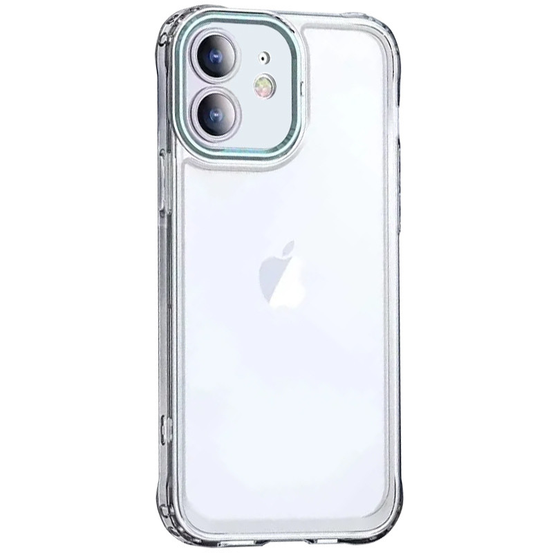 

TPU+PC чехол ColorCam для Apple iPhone 11 (6.1") Прозрачный / Бирюзовый (249692)