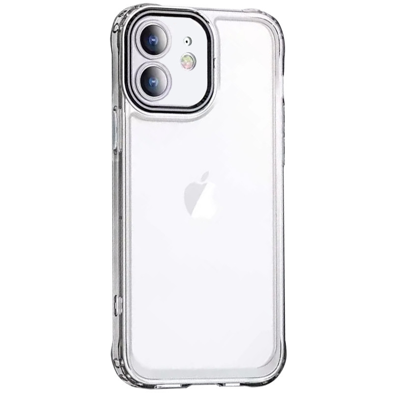 

TPU+PC чехол ColorCam для Apple iPhone 12 (6.1") Прозрачный / Черный (249699)
