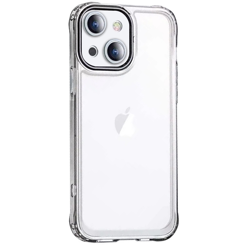 

TPU+PC чехол ColorCam для Apple iPhone 13 (6.1") Прозрачный / Черный (249717)