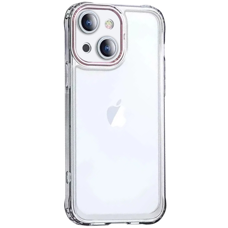 

TPU+PC чехол ColorCam для Apple iPhone 13 (6.1") Прозрачный / Розовый (249715)