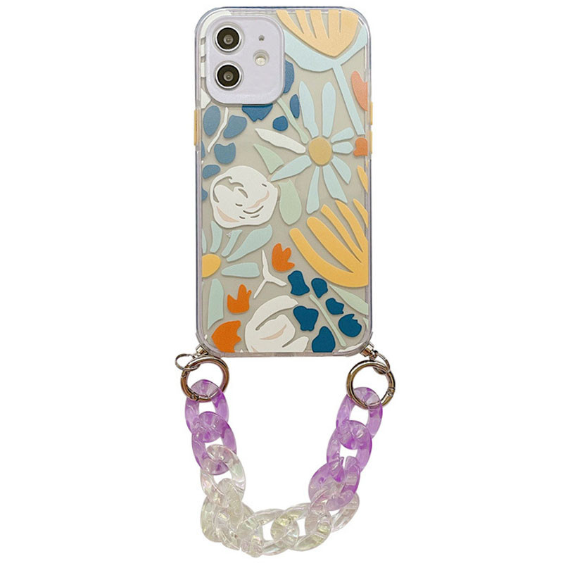

TPU+PC чохол Colorific з підвісним ланцюгом для Apple iPhone 11 (6.1") (Exotic)