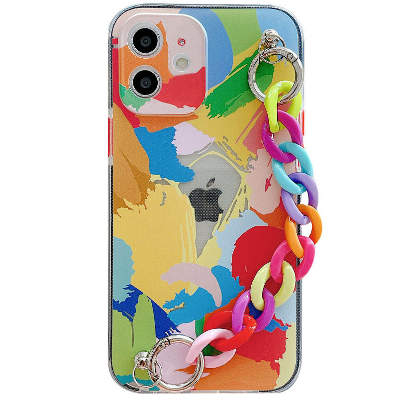 

TPU+PC чехол Colorspot с ремешком-цепью для Apple iPhone 11 (6.1") Brush (192301)