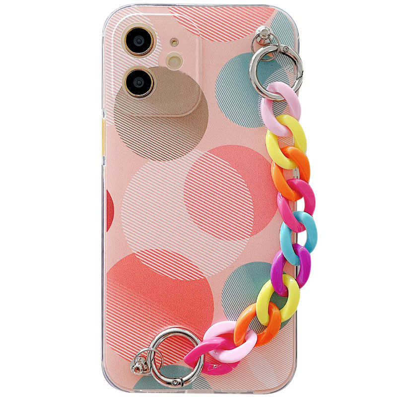 

TPU+PC чохол Colorspot з ремінцем-ланцюгом для Apple iPhone 11 (6.1") (Bubbles)