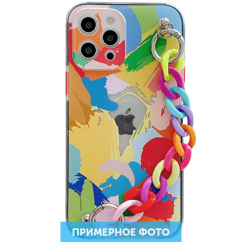 

TPU+PC чехол Colorspot с ремешком-цепью для Apple iPhone 7 / 8 / SE (2020) (4.7") Brush (192253)