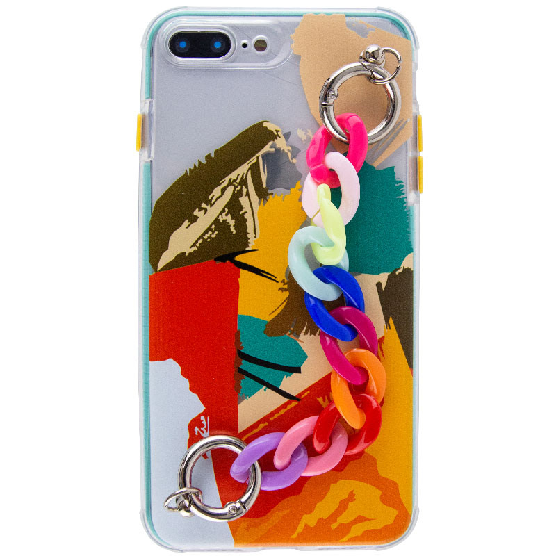 

TPU+PC чехол Colorspot с ремешком-цепью для Apple iPhone 7 plus / 8 plus (5.5") Tropic (192269)