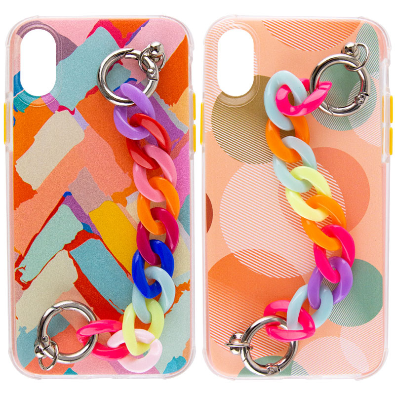 

TPU+PC чехол Colorspot с ремешком-цепью для Apple iPhone XS Max (6.5") (192286)