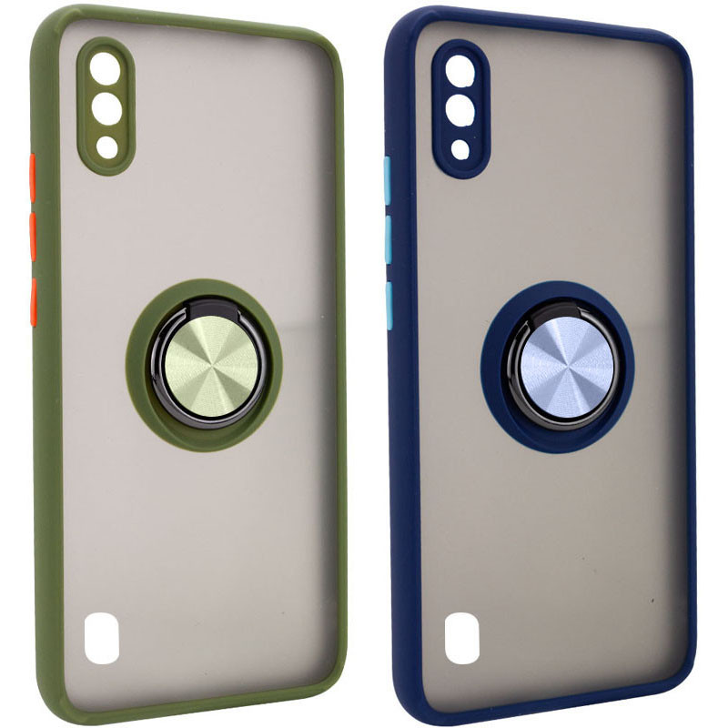 

TPU+PC чохол Deen ColorEdgingRing for Magnet для ZTE Blade A5 (2020)
