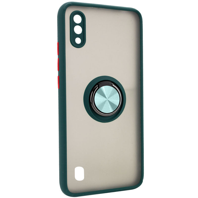 

TPU+PC чехол Deen ColorEdgingRing for Magnet для ZTE Blade A5 (2020) Зеленый (207889)