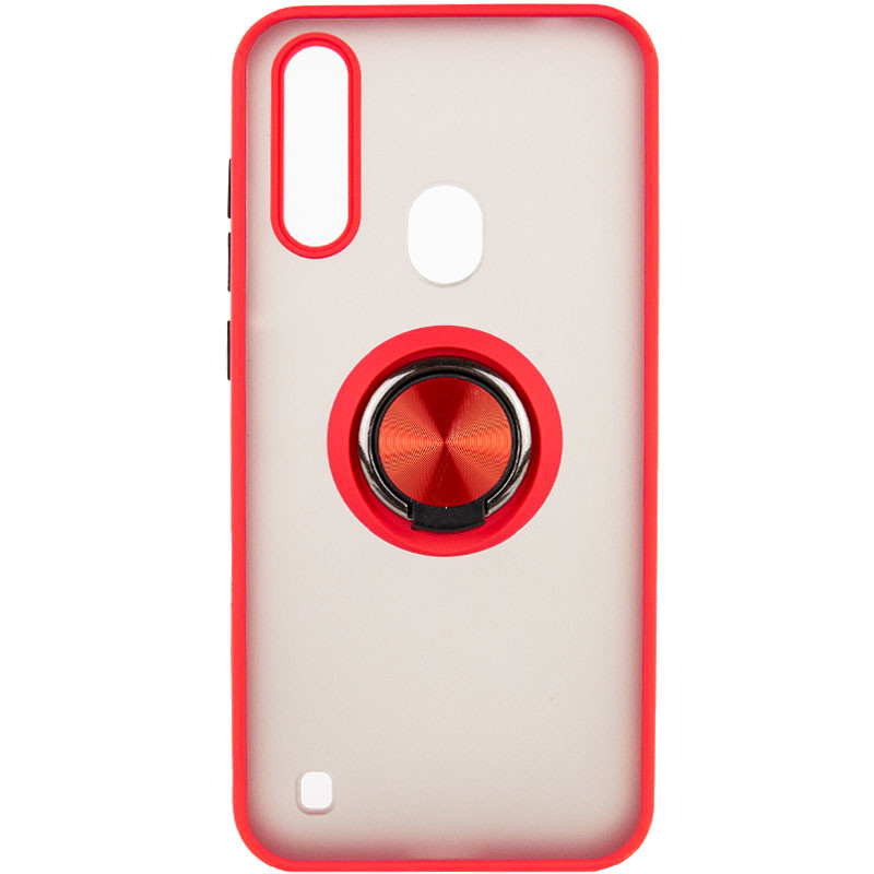 

TPU+PC чохол Deen ColorEdgingRing for Magnet для ZTE Blade A7 (2020) (Червоний)
