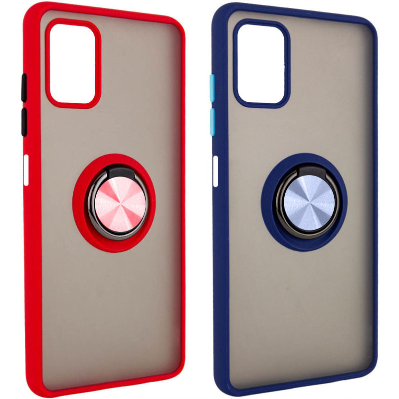 

TPU+PC чехол Deen ColorEdgingRing for Magnet для ZTE Blade A71 (207909)