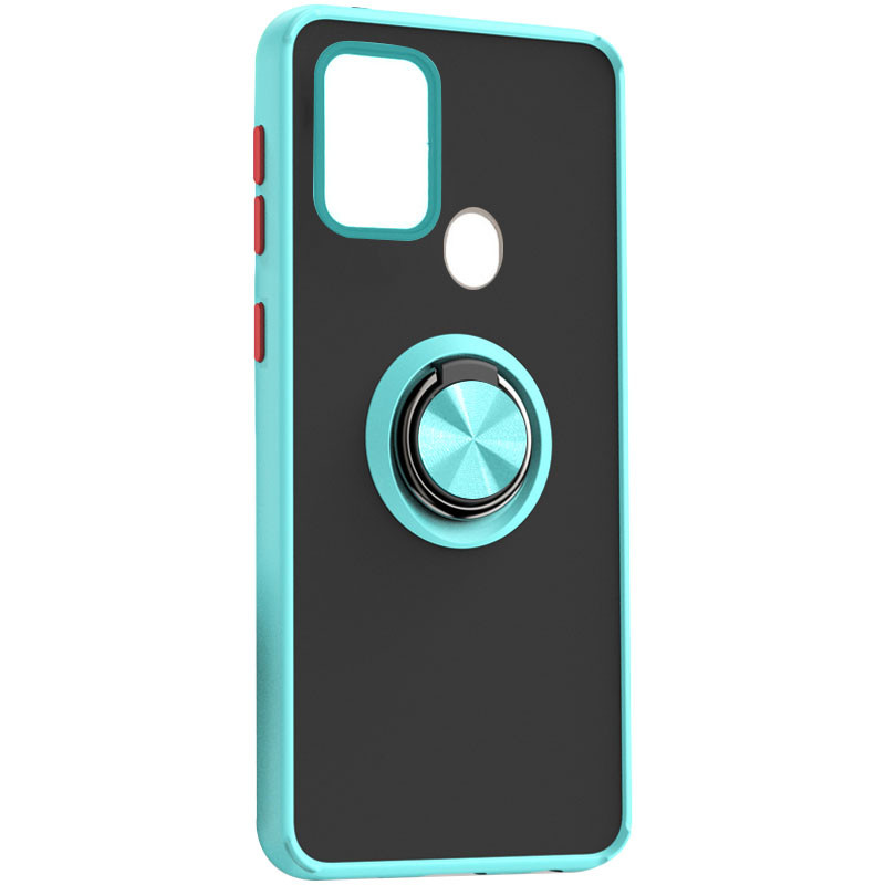 

TPU+PC чехол Deen ColorEdgingRing for Magnet для ZTE Blade A7s (2020) Голубой (208846)