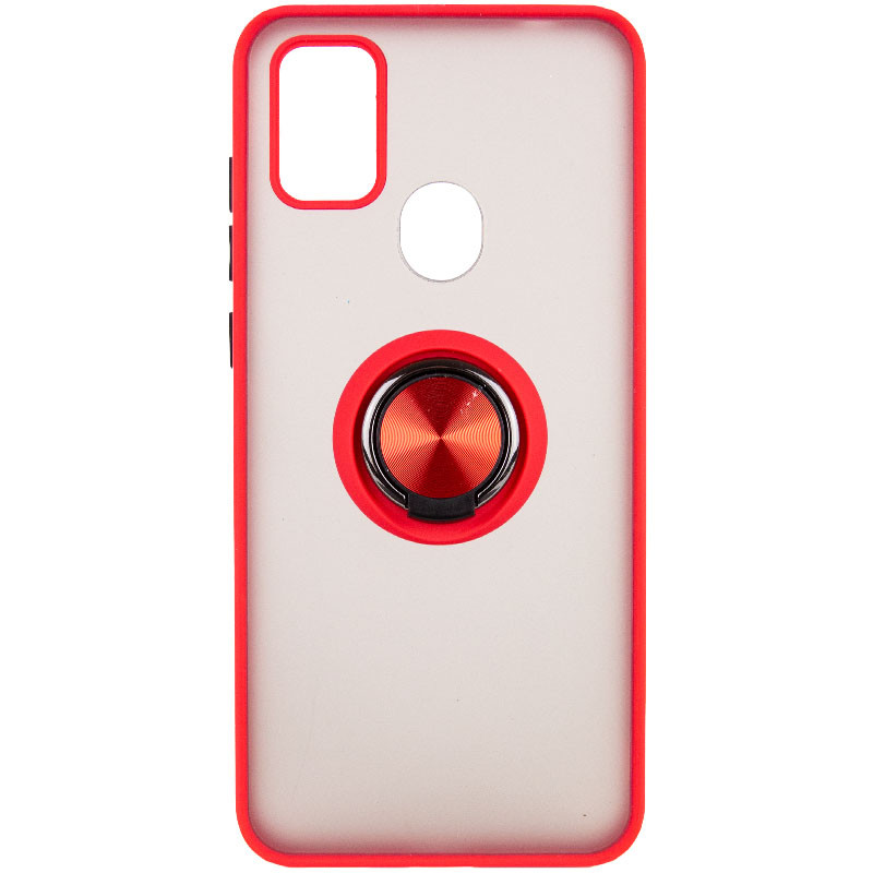

TPU+PC чохол Deen ColorEdgingRing for Magnet для ZTE Blade A7s (2020) (Червоний)