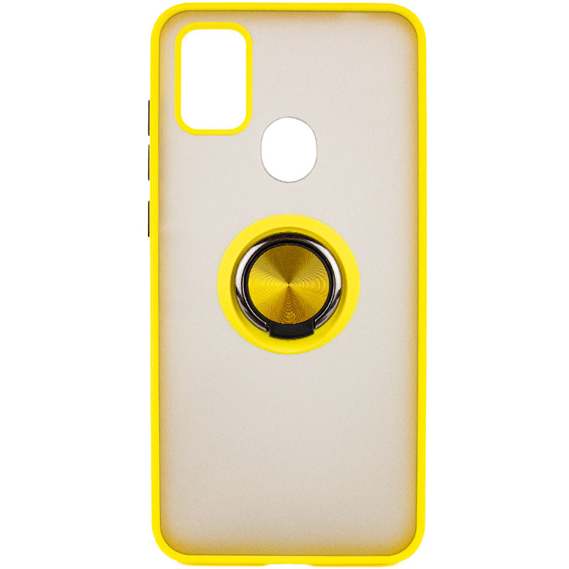 

TPU+PC чохол Deen ColorEdgingRing for Magnet для ZTE Blade A7s (2020) (Жовтий)