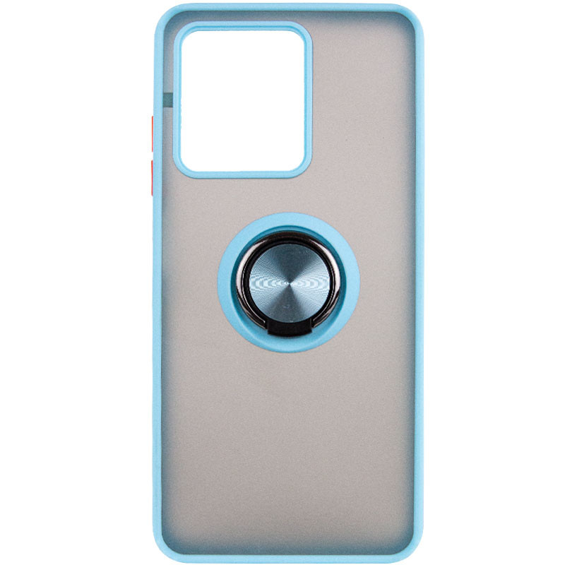 

TPU+PC чехол Deen ColorEdgingRing for Magnet для ZTE Blade V30 Голубой (208848)
