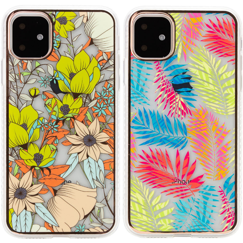 

TPU+PC чехол Flowers для Apple iPhone 11 (6.1") (184902)