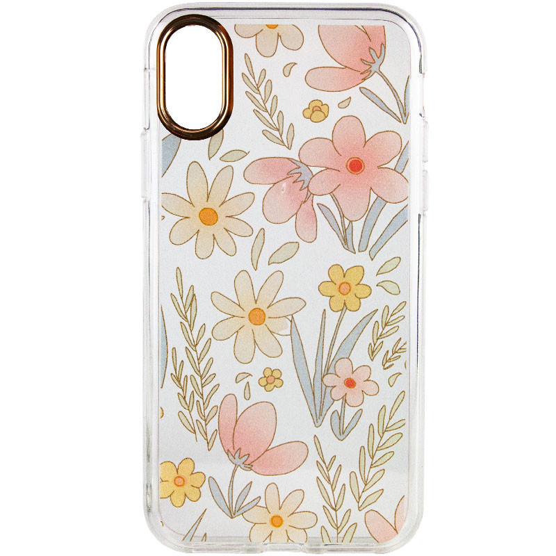

TPU+PC чехол Flowers для Apple iPhone XR (6.1") Simple bloom (203899)