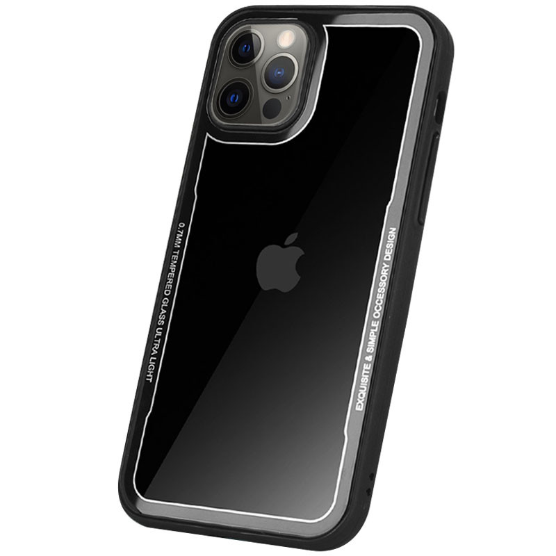 

TPU+PC чохол G-Case Shock Crystal для Apple iPhone 12 Pro Max (Чорний)