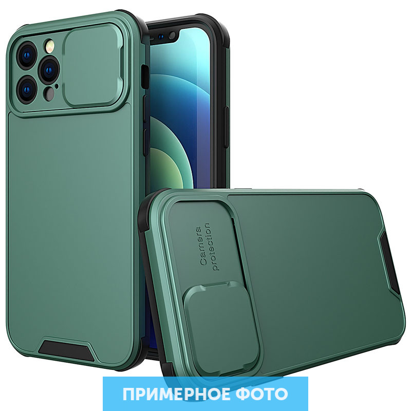 

TPU+PC чехол Lens series для Samsung Galaxy A12 / M12 Зеленый (201748)