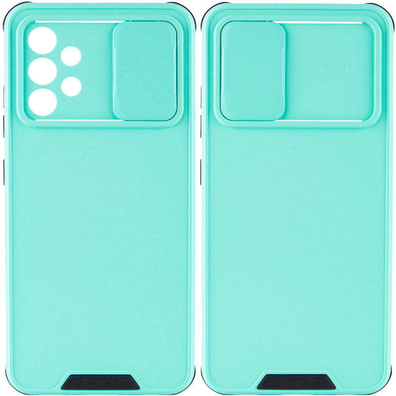 

TPU+PC чехол Lens series для Samsung Galaxy A72 4G / A72 5G Мятный (201808)