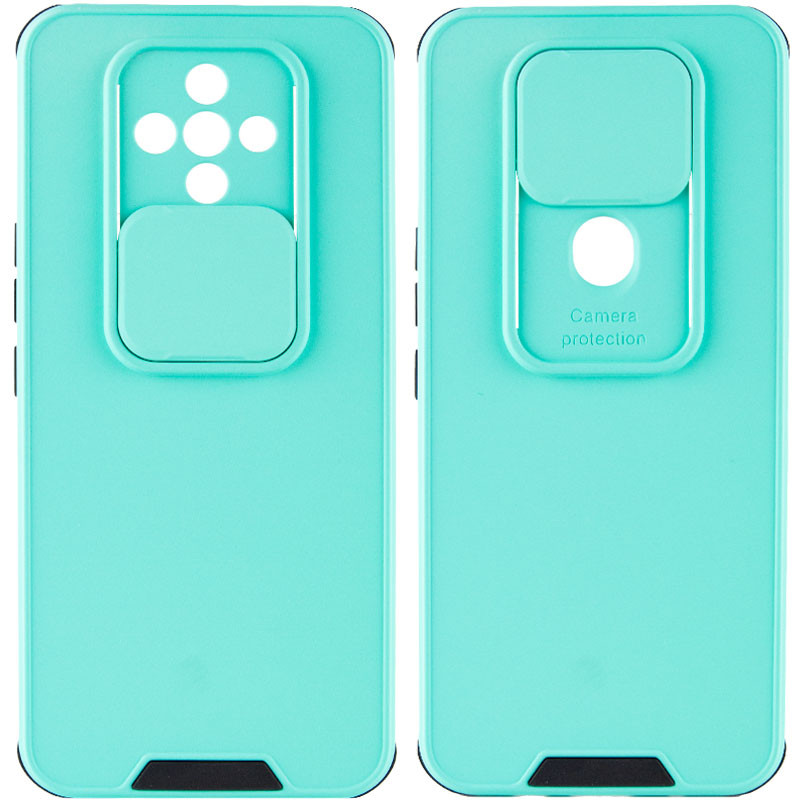 

TPU+PC чехол Lens series для TECNO Spark 6 (М'ятний)