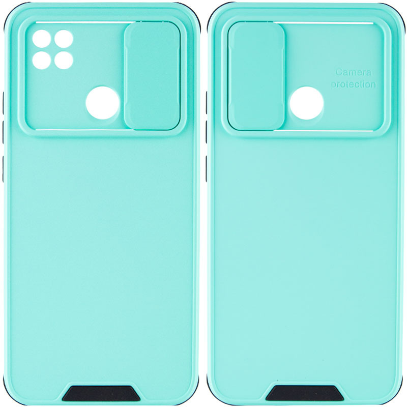

TPU+PC чехол Lens series для Xiaomi Redmi 9C (М'ятний)