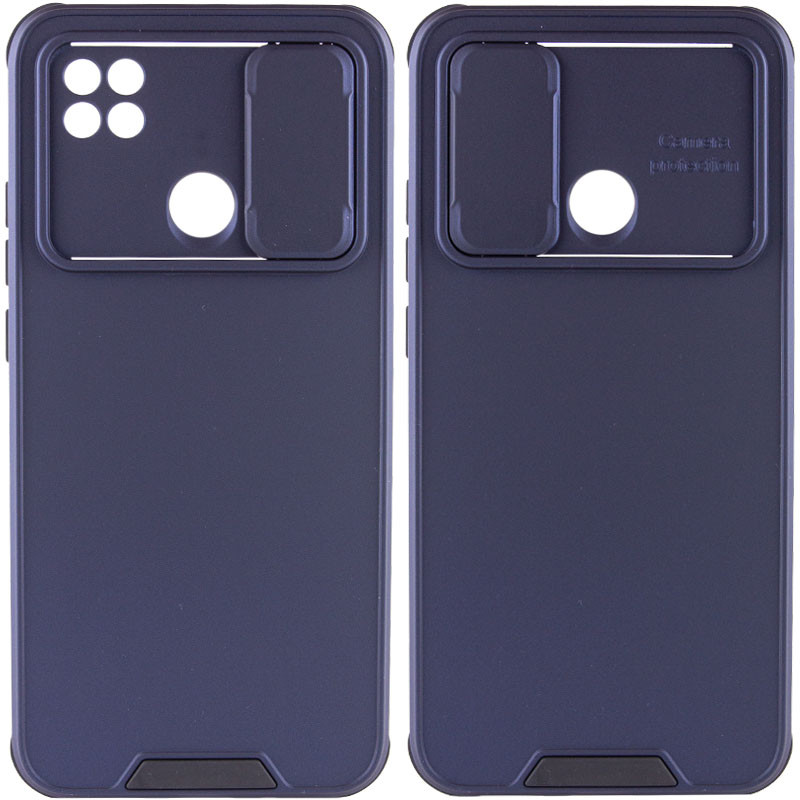 

TPU+PC чехол Lens series для Xiaomi Redmi 9C (Синій)