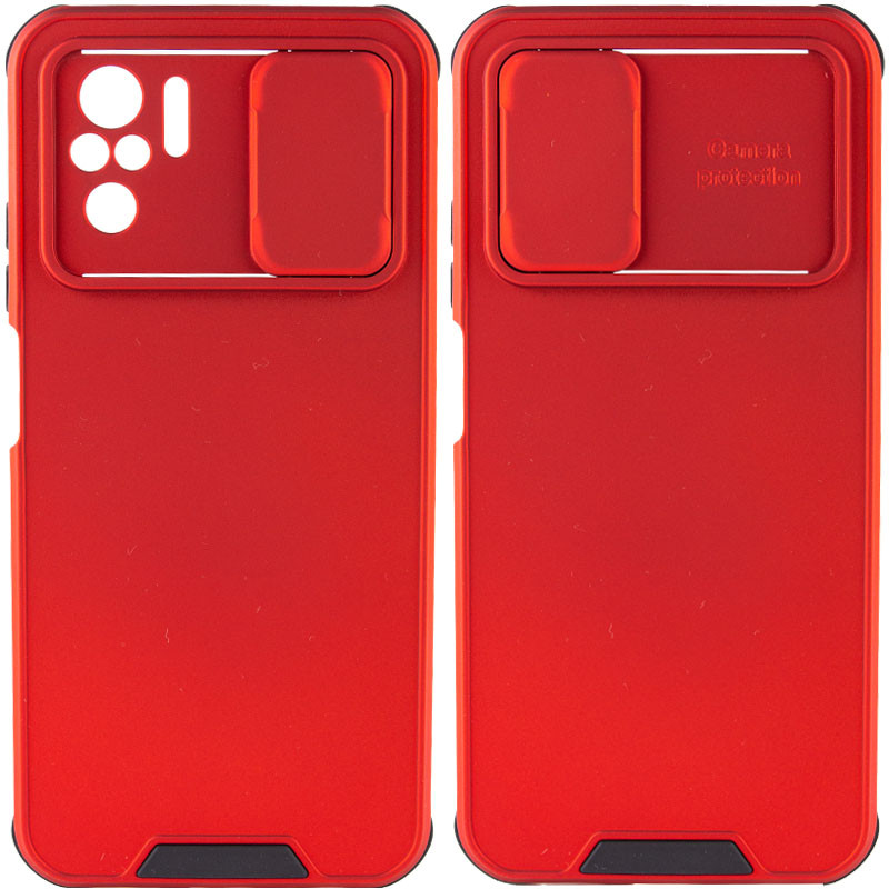 

TPU+PC чехол Lens series для Xiaomi Redmi Note 10s Красный (201848)