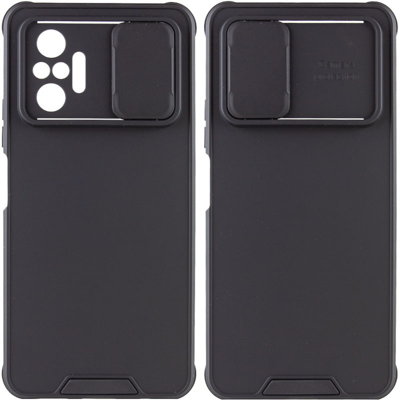 

TPU+PC чехол Lens series для Xiaomi Redmi Note 10 Pro (Чорний)