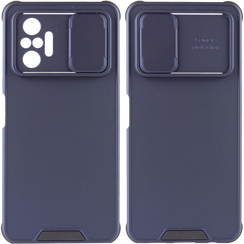 

TPU+PC чехол Lens series для Xiaomi Redmi Note 10 Pro Max (Синій)