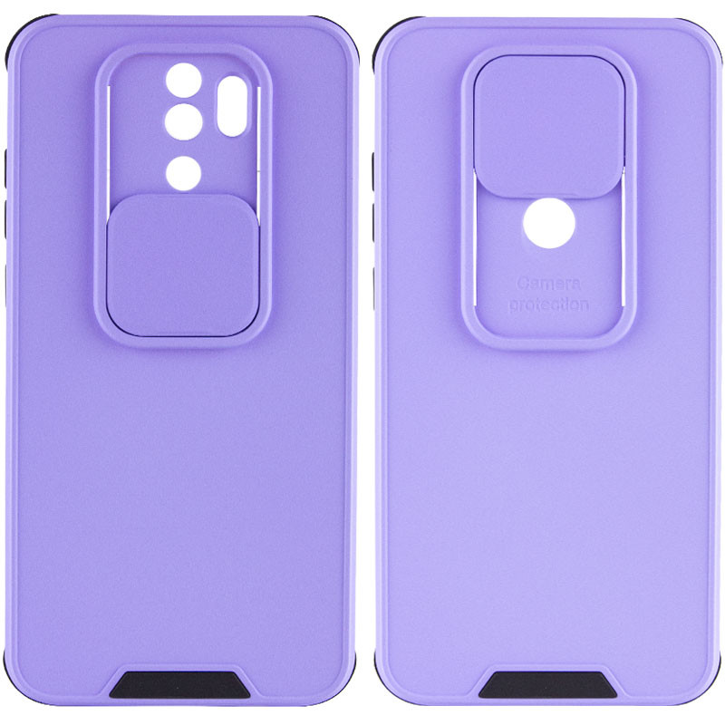 

TPU+PC чехол Lens series для Xiaomi Redmi Note 8 Pro (Бузковий)