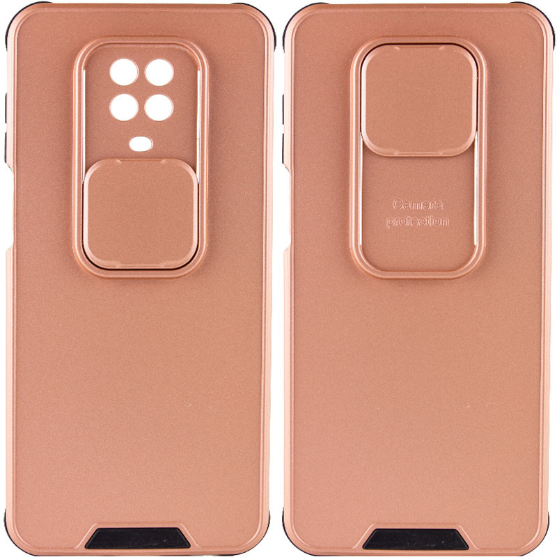 

TPU+PC чехол Lens series для Xiaomi Redmi Note 9 Pro Max Rose Gold (201870)