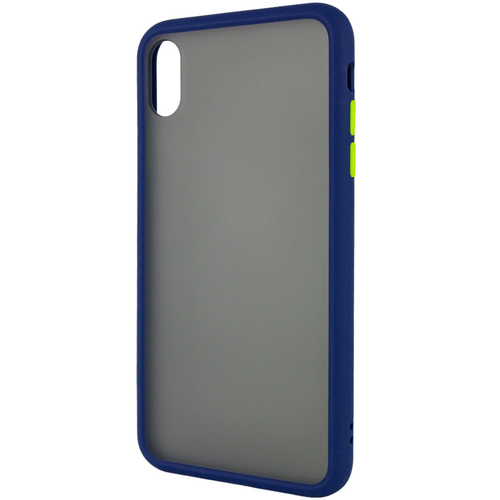 

TPU+PC чохол LikGus Maxshield для Apple iPhone XR (6.1") (Синій)
