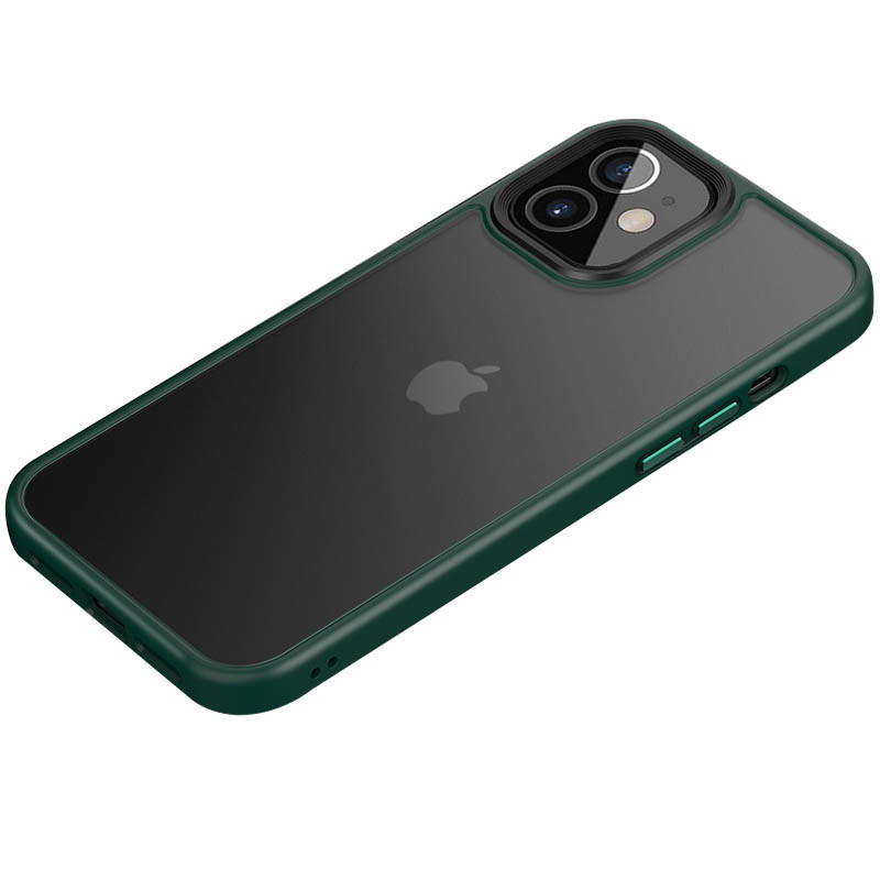 

TPU+PC чохол LikGus Maxshield для Apple iPhone 12 mini (Зелений)