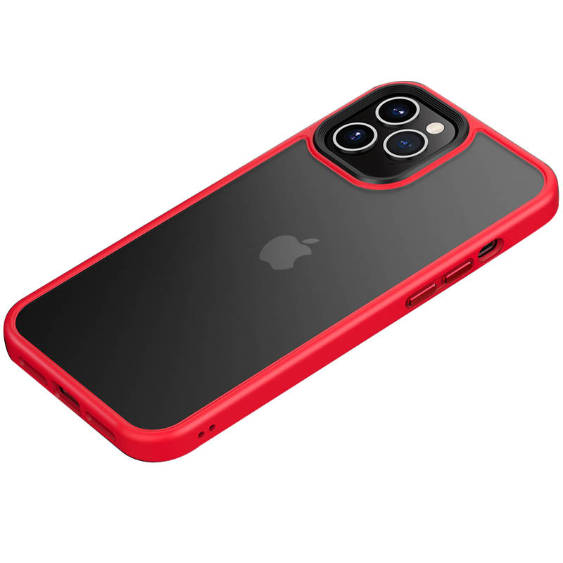 

TPU+PC чехол LikGus Maxshield New для Apple iPhone 12 Pro Max (6.7") Красный (152106)