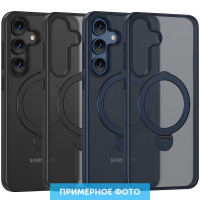 TPU+PC чехол MagSafe Colorful HQ Ring для Samsung Galaxy S25 Edge