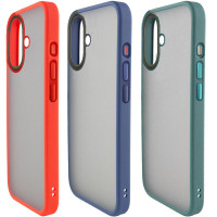 TPU+PC чохол Metal Buttons для Apple iPhone 16 (6.1")