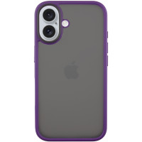 TPU+PC чехол Metal Buttons для Apple iPhone 16 (6.1")