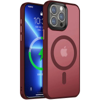 TPU+PC чехол Metal Buttons with MagSafe Colorful для Apple iPhone 15 Pro (6.1")