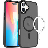 TPU+PC чехол Metal Buttons with MagSafe Colorful для Apple iPhone 16 Plus (6.7")